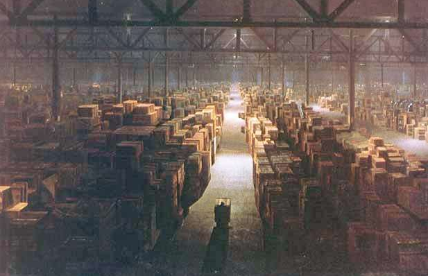 Raiders of the Lost Ark warehouse